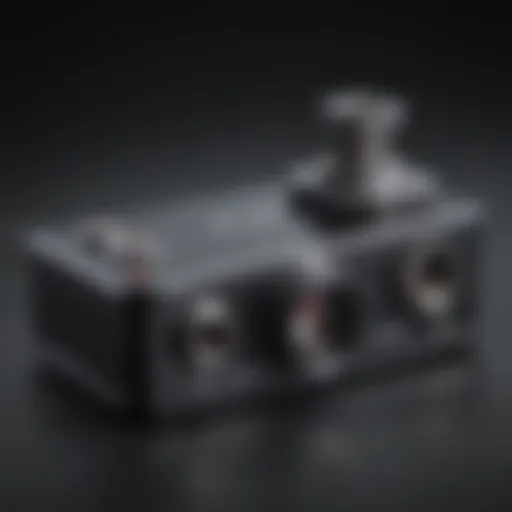 Visual depiction of various adapter types for connecting projector to iPhone