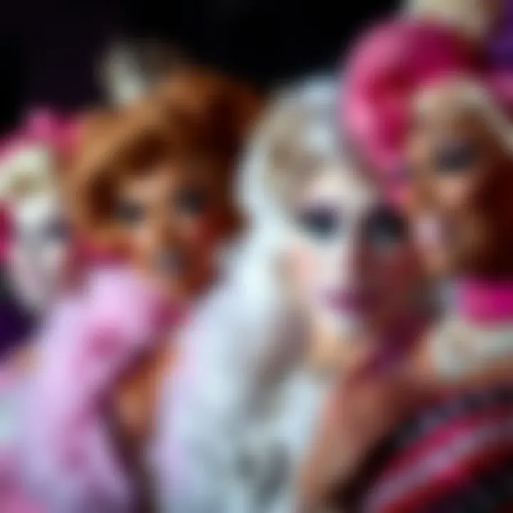 Queens Unveil Their Personalities Vibrant queen debut during the introduction