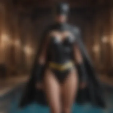 Batman swimsuit inspired by the Caped Crusader's cape