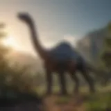 Majestic Brachiosaurus at Jurassic Park