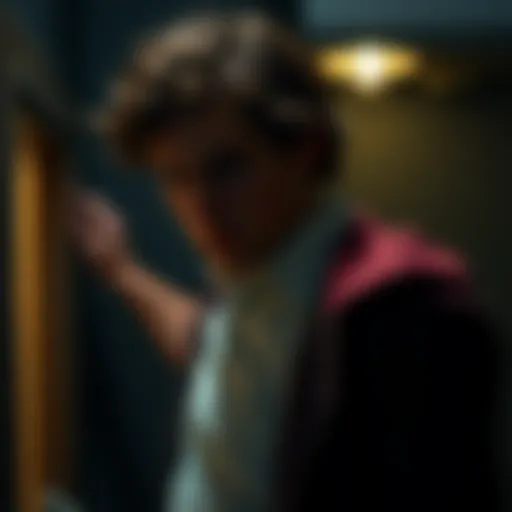 Suspense in Storytelling Suspenseful moment in a thriller film