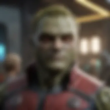 Concept art of new characters in Guardians of the Galaxy Vol 3