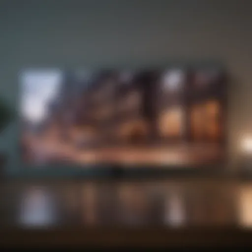 Reflection of phone screen on Samsung Smart TV