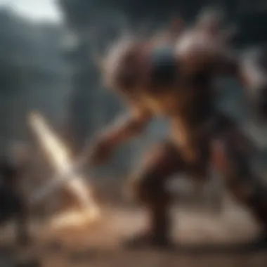 Epic Battle Mechanics in Final Fantasy Screenshot of the iconic battle scene in Final Fantasy