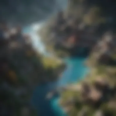 Exploring the World of Final Fantasy Visual representation of the game's world and map layout