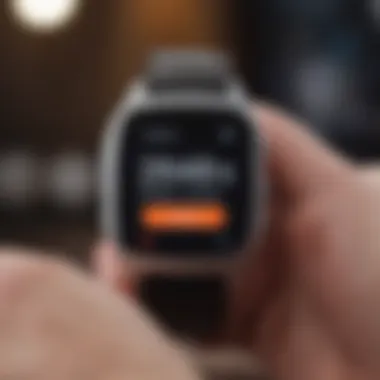 User interface of the Galaxy Smartwatch Classic