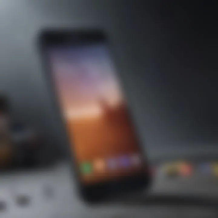 Close-up of the Samsung Galaxy A Series design elements