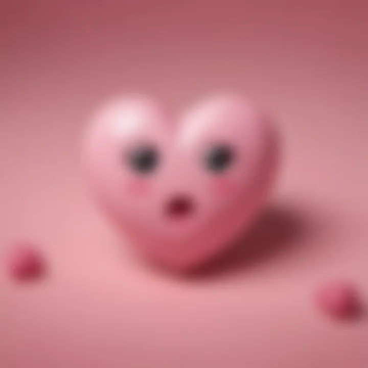 Exploring the cultural nuances of the pink heart emoji on iPhones