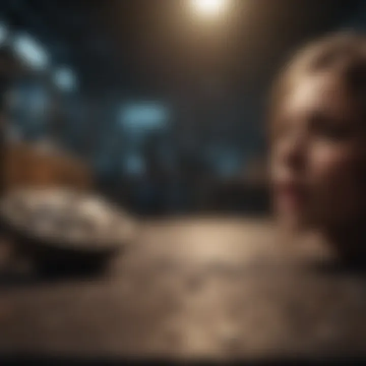 Captivating Cinematic Moments A dramatic scene from a captivating film showcasing intense emotions and vibrant cinematography.