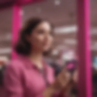 Customer testimonial highlighting experience with T-Mobile's Magenta plan