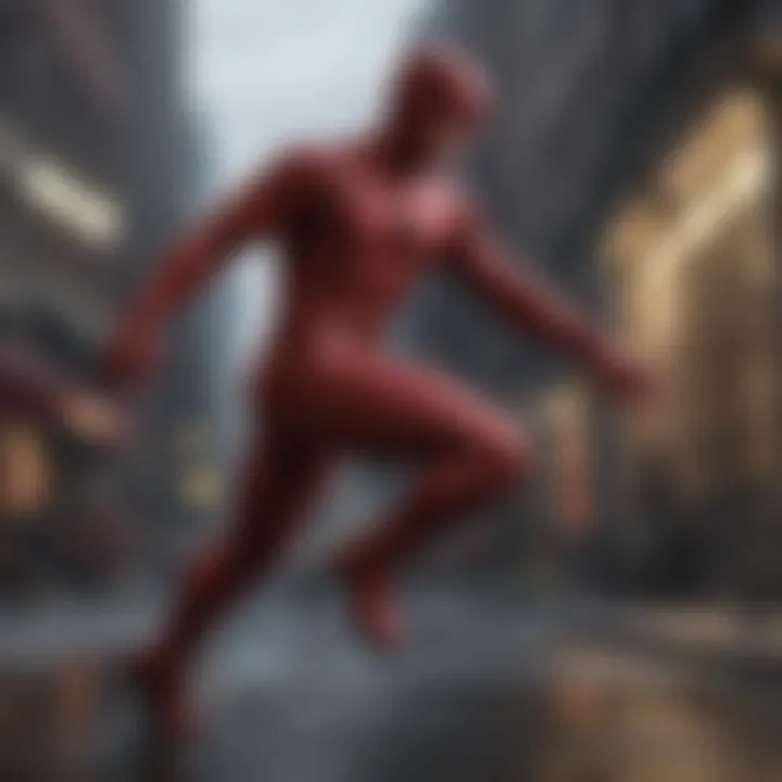 Daredevil in a dynamic action pose