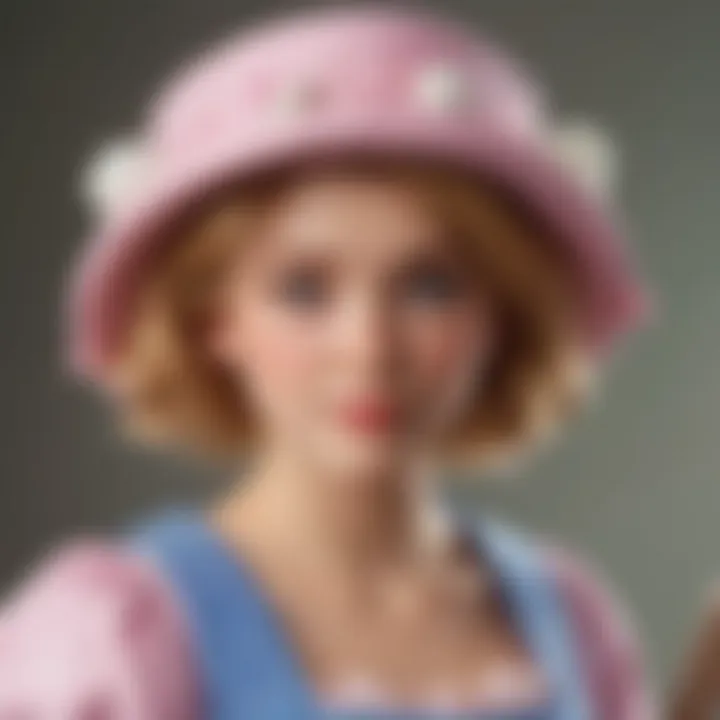 Concept art illustrating the design evolution of Little Bo Peep.