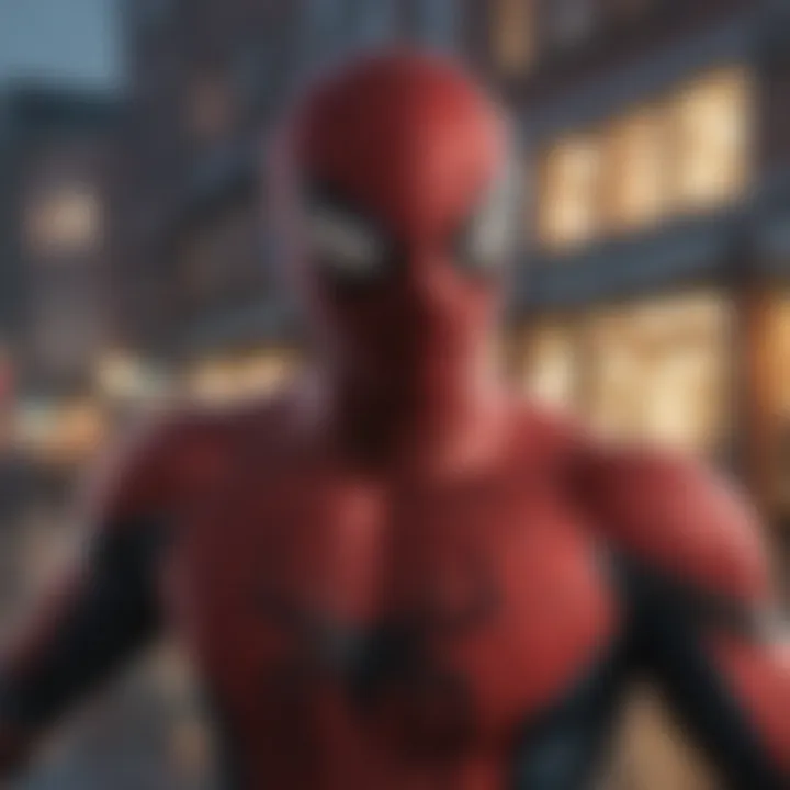 Creative representation of digital release details for Spider-Man: No Way Home