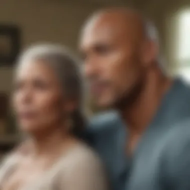 Dwayne Johnson and his mother supporting each other through challenges