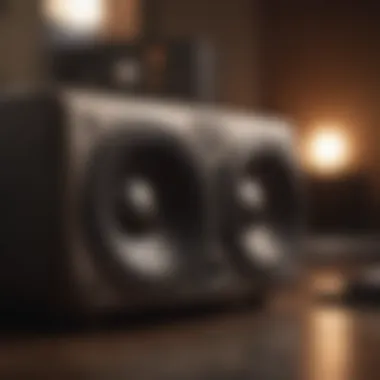 Bluetooth speaker with subwoofer enhancing music experience