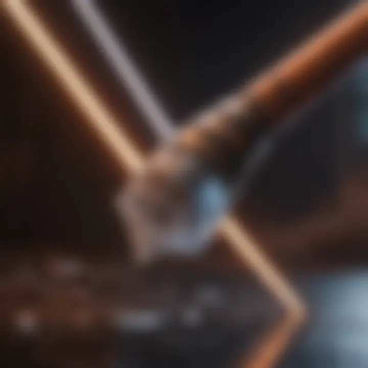 Ethereal Glow of Lightsaber Crystal