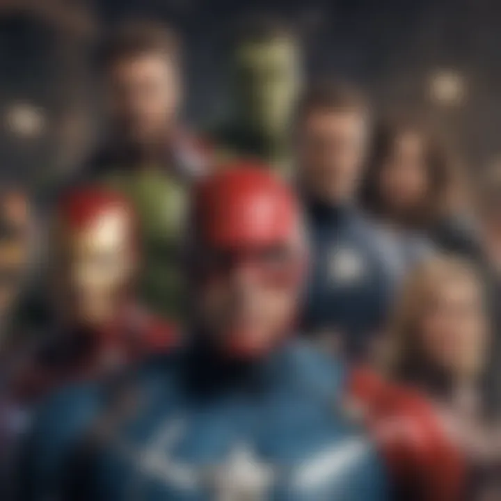 A close-up view of a rare Avengers comic book cover showcasing iconic characters.