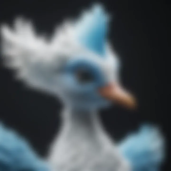 Artistic rendering of Altaria's unique features and design