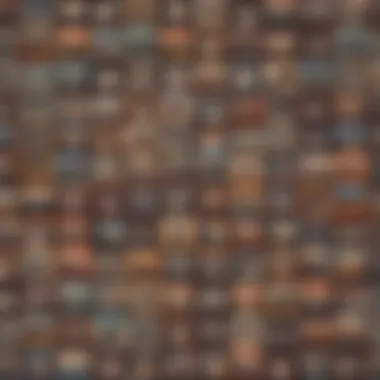 Retro Revival: 1970s Influences in Social Media Collage of social media posts using retro filters