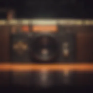 Vintage film strip showcasing 1970s photo filters