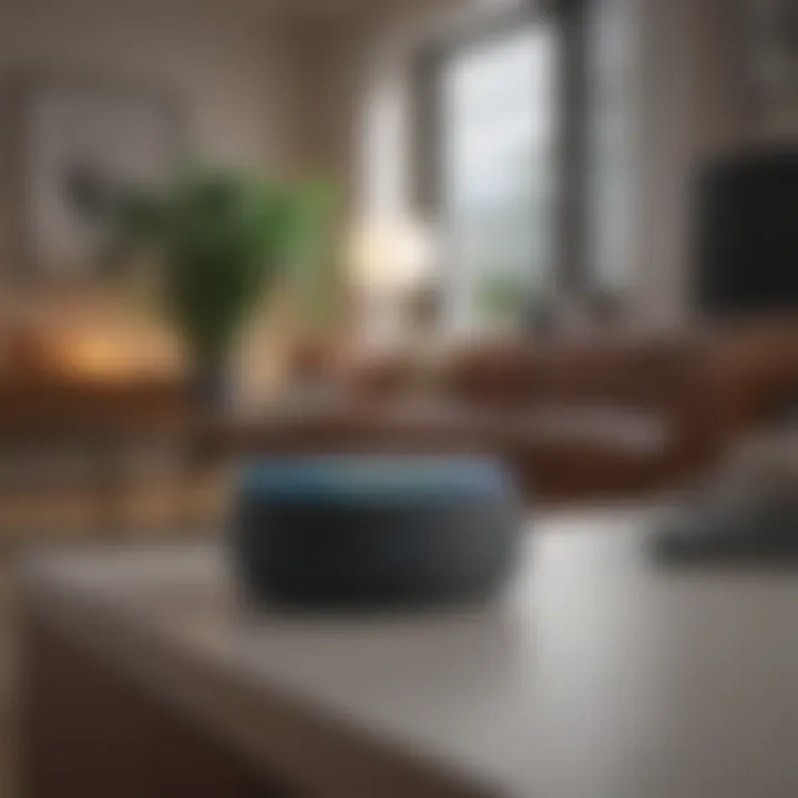 Amazon Echo Dot 5th Generation in a modern home setting