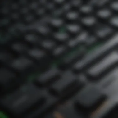 Razer keyboard with tactile switches for enhanced responsiveness