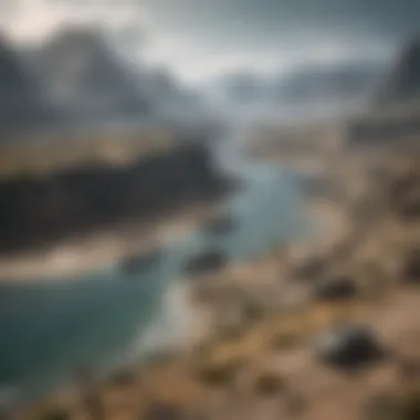 Stunning landscape of Warzone Pacific map