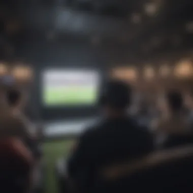 Engaged audience watching FIFA pack opening live