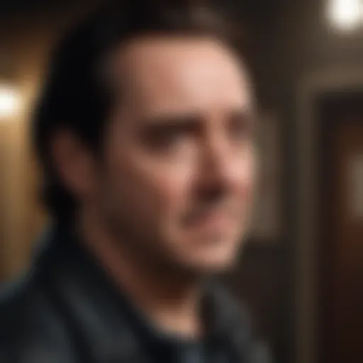 John Cusack in a tense moment from a horror film