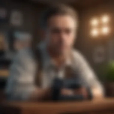 Memorable Icons: Classic PlayStation Characters Artistic representation of a classic PlayStation character in a nostalgic setting