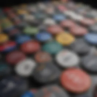 Timeless Classics: PlayStation Game Discs A collection of classic PlayStation game discs arranged artistically