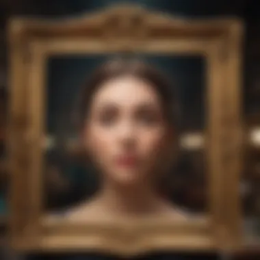 Classic Animated Film Frame A visually stunning frame from a classic animated film showcasing rich colors and imaginative characters