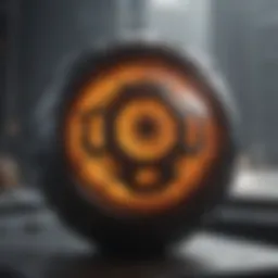 An overview of the Hive Ghost Shell showcasing its intricate design and dark aesthetic.
