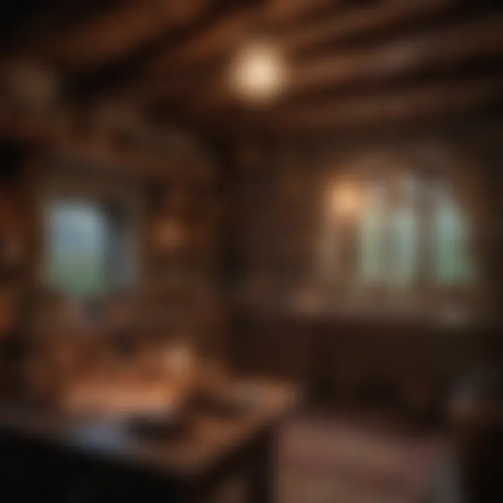 A cozy cottage filled with magical artifacts