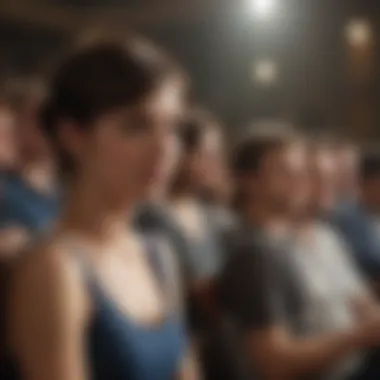 Audience Engagement with 'Lucy' An artistic depiction of audience engagement with films
