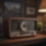 A vintage radio set evoking nostalgia for classic storytelling
