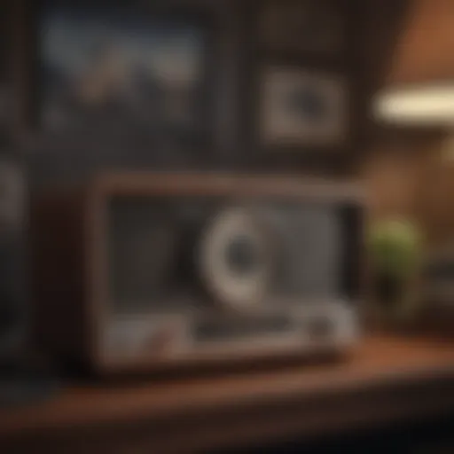 A vintage radio set evoking nostalgia for classic storytelling