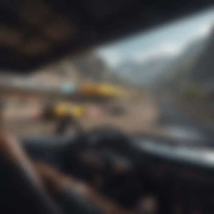 Immersive Racing Experience on Screen