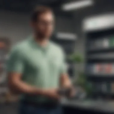 Insights into Customer Interaction with Xbox Series S Customer examining Xbox Series S features