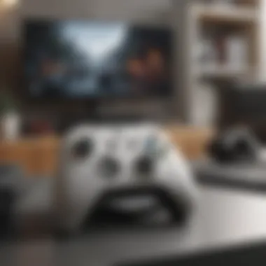 Experiencing Xbox Series S: Gaming in Action Gaming setup showcasing Xbox Series S in action