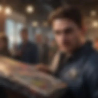 Engaging Fans: The Comic Book Experience An artistic depiction of fan engagement in comic books