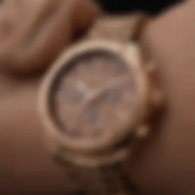 Chic Rose Gold Watch Crafted by Heather Dubrow