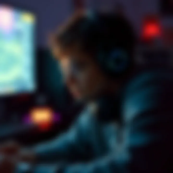 The Psychology of Passive Gaming Artistic depiction of the psychological effects of passive gaming