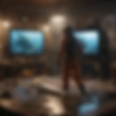 Diving into TV Show Realms Immersive TV Show Scene