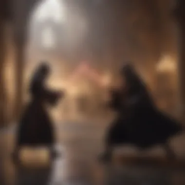 Duel of Fates A dramatic duel between a Jedi and a Sith, illustrating their ideological clash