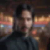 A visual representation of the John Wick franchise streaming options