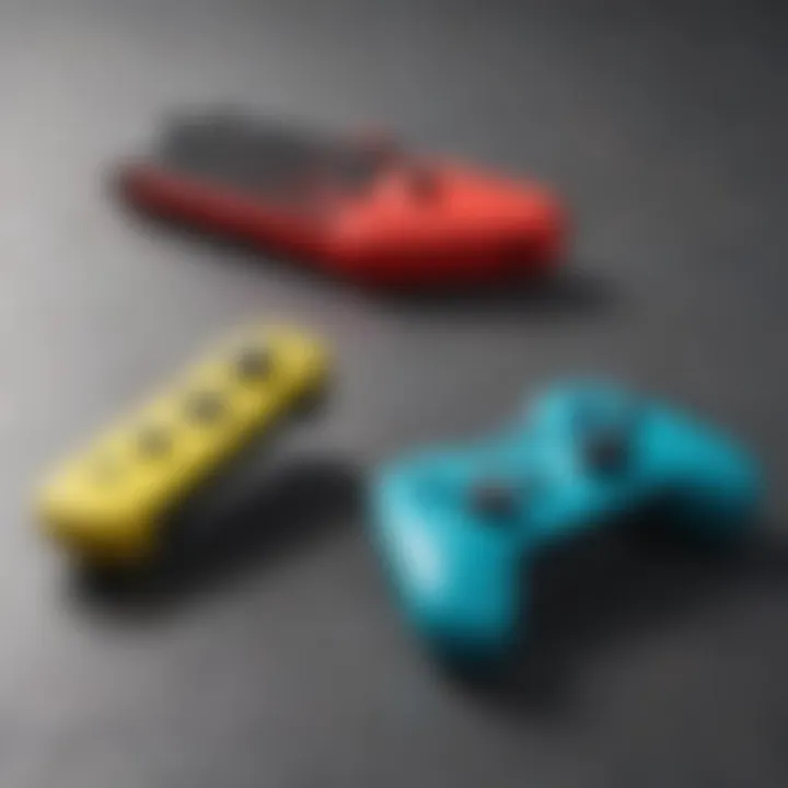 Joy-Cons in action during multiplayer gaming session