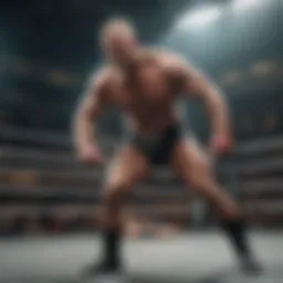 Legendary Wrestler in Action