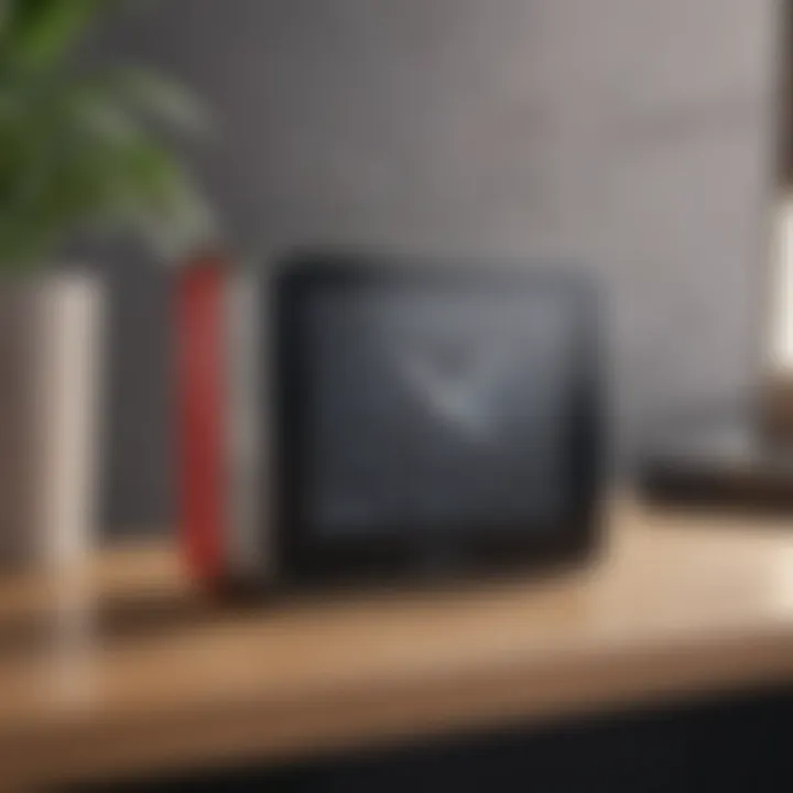 Elegant Lenovo Smart Clock Essential in a modern setting