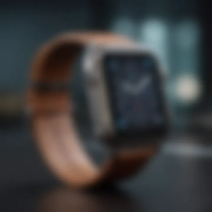 Luxurious iWatch design showcasing intricate craftsmanship